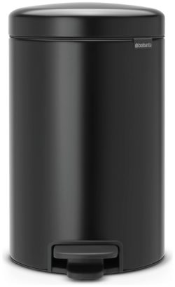 Brabantia newIcon 12 Litre Pedal Bin - Black.